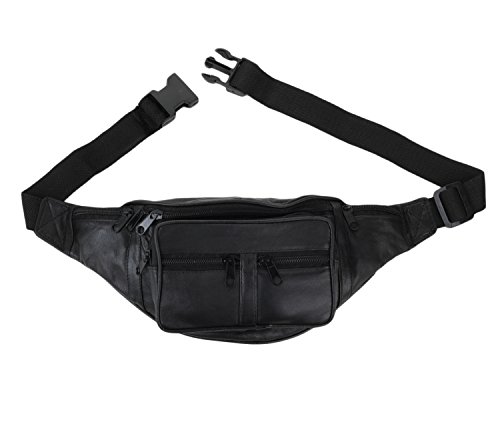 K London Stylish Real Leather Black Waist Bag Elegant Style Travel Pouch Passport Holder with Adjustable Strap(268_black) RS.399 (78.00% Off) - Amazon