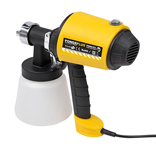 Spritzpistole, elektrische Farbspritzpistole, 400 Watt , 3 Düsen, 900 ml Becher – P - 4