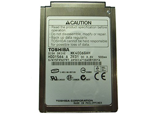 TOSHIBA MK4006GAH 40GB 4200 RPM LAPTOP HDD