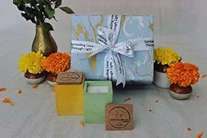 JB Diwali Gift Set - Concrete Scented Candles