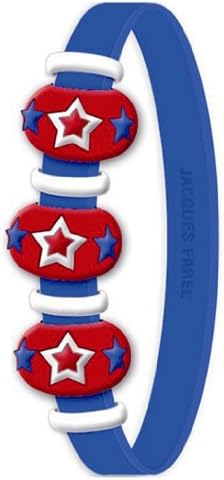 Jacques Farel Silicone Nana Pop Stars Bracelet – Blue