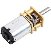 SANEC 12V 1200 Rpm Micro Dc Motor N20 12Mm with Reducer
