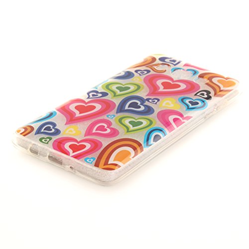 Samsung Galaxy J5 2016 Hülle,Samsung Galaxy J510 Hülle,Samsung Galaxy J5 2016 / SM-J510 Silikon Hülle [Kratzfeste, Scratch-Resistant], Cozy Hut Samsung Galaxy J5 2016 / SM-J510 Hülle TPU Case Schutzhülle Silikon Crystal Kirstall Clear Case Durchsichtig, Farbzeichnungen Muster Transparent Weichem Silikon Schutzhülle HandyTasche Schutzhülle Hülle Case Cover Fall-Abdeckung Etui TPU Bumper Schale Samsung Galaxy J5 2016 / J5 2016 Duos (5,2 Zoll) – Farbe der Liebe - 4