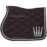 SPOOKS Schabracke Saddle Pad Crown chocolate