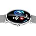 Produktbild Bovake L6 1,22 Zoll Farbe Vollbild IP68 Wasserdichte Pulsuhr Bluetooth Smart Watch (Silber)