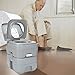 Produktbild Keulechal Mobile Camping Toilette 20L mit Kolbenpumpe und Toilettenpapierfac