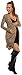 Happy Mama. Women's Maternity Jersey Cocoon Cardi Coat Jacket Patches. 286p (Brown Leopard, UK 14/16)