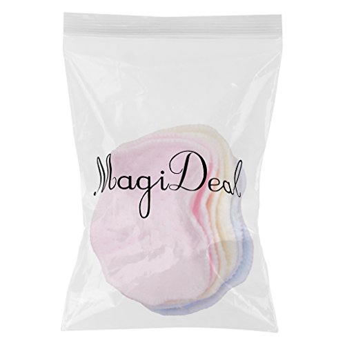 6pcs Brustauflagen 3 Schichten Waschbar Gekämmte Baumwolle Wiederverwendbar Pflegewasserdicht - 2