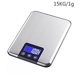 Múltiples modos de pesaje: Balanza digital con 4 unidades de peso (kg, oz, ml, lb: oz) Incluye función de tara. Convierta rápida y convenientemente, hágalo ideal para medir joyas, medicamentos e ingredientes de cocina con precisión refinada.
