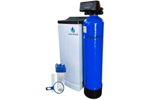 AQUATEK PURE Aquatek - Addolcitore Acqua Automatico Pure Wave 30 Litri a Volume e Tempo con Resine Cationiche Resincore Valvola Elettronica Runxin F69 By-Pass Durezza Regolabile Filtro 50 Micron Certificato