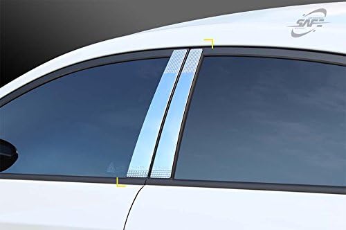 SAFE Chrome B Pillar Molding 4pcs D-989