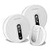 Produktbild Türklingel, Wireless doorbell Tür Chime Kit mit 58 Glocken und 4 Lautstärkeregelung über 600 Fuß Betrieb, 2 Empfänger & 1 Wasserdichte Sender Türklingel für Zuhause, Weiß