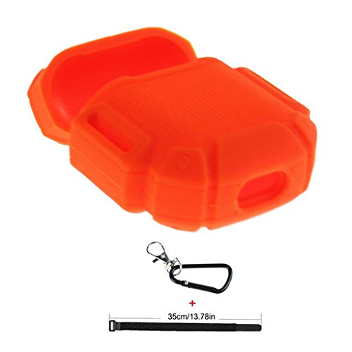 CoralStore Silicone Gym Sports Running Armband Case Cover Skin With Carabiner For AirPods