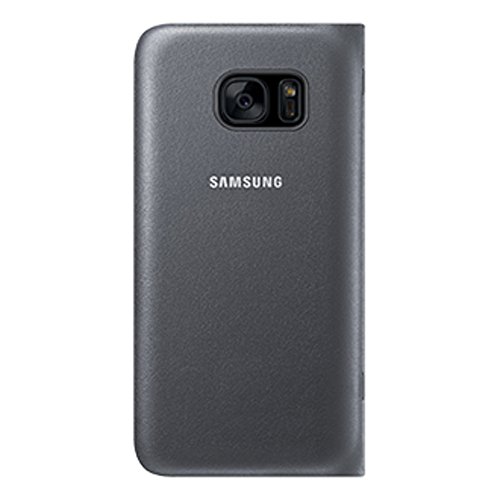 Samsung LED View Cover - Funda Galaxy S7 Edge  Color Negro- Versi  n espa  ola