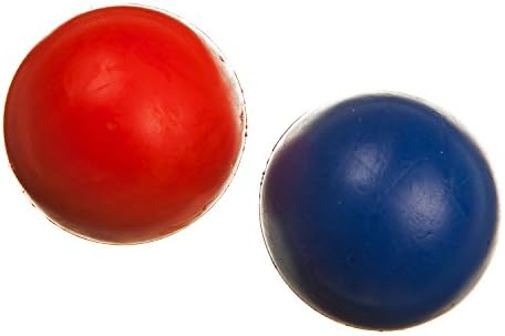 Dog Balls - Solid Rubber Dog Toy - Pack of Two - Ideal For Small Medium Large Dogs And Teething Puppies