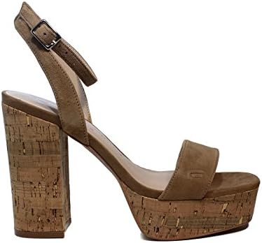 Fornarina Sandal Woman with Dark Beige Color high Heels Model Undermines Article PE18MN2816S087 New Spring Summer Collection 2018 (39)