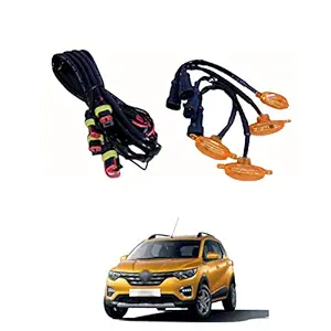 PRIKNIK LED Grille Lights Amber Yellow Grill Led with Fuse Adapter Wiring Harness Kit (4PCS, Amber Shell with Amber Light) Compatible with Triber