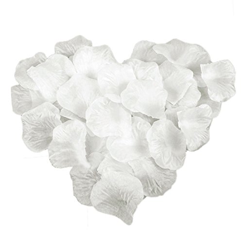JJOnlineStore - 1000x pétalos de rosa para decoración de bodas, confeti para relleno de cajas