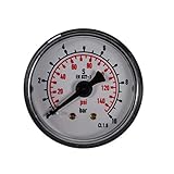 manometer axial 0-10 bar Druckluft Manometer für gasförmige und flüssige Medien zur Druckanzeige mit stabiler Leistung.