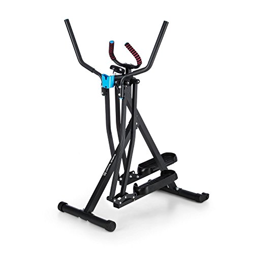 CAPITAL SPORTS Crosswalker Crosstrainer Heimtrainer (vertikale + horizontale Schwingbewegung, Trainingscomputer, Schaumstoffpolsterung, Getränkehalterung, klappbar) schwarz + silber - 8