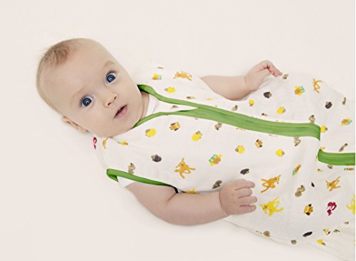 Schlummersack Baby Musselin Sommerschlafsack 0.5 Tog – Waldtiere – verschiedene Größen - 2