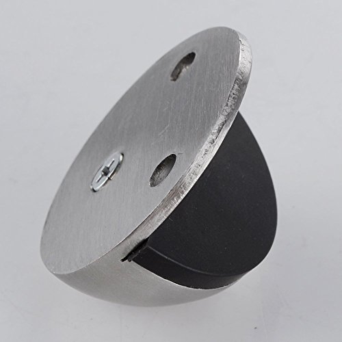 KES Edelstahl Boden Tür Stopper Türstopper stoppt Screw Mount 5-Pcs, gebürstet, HDS201-2-P5 - 4