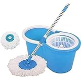 PlantaZee 360 Degree Cleaning Magic Spin Mop with 2 Microfiber (Medium, Multicolour)