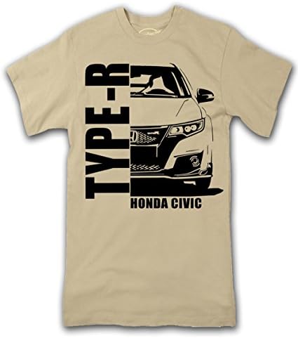 VeeDubTees Honda Type-R T-Shirt Men's Size Small - XXL (X-Large, Khaki)
