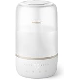 Philips 1000 Serisi Hava Nemlendirici - Kuru Hava Belirtilerini Giderir, 41 m2'ye Kadar Odalar İ&ccedil;in Etkili, 32 Saat &Ccedil;alışma S