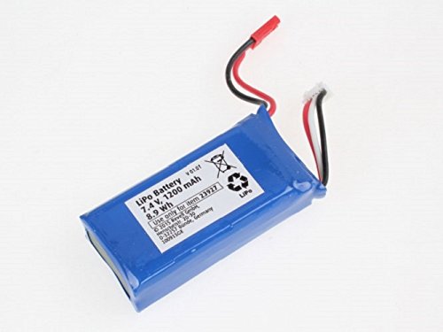 Preisvergleich Produktbild efaso LiPo Akku (7,4V 1200mAh) (23927+23920) 43711 Revell