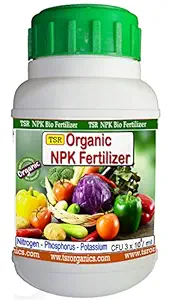 TSR Garden Store 3in1 Organic NPK consortia Nitrogen Phosphorous Potassium Liquid biofertilizer 125ml All Types of Plants