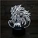 Produktbild WoloShop LED-Leuchte Dragon Ball Goku Saiyan Farbwechsel USB Nachtlicht