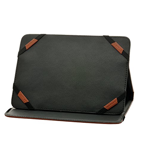 iProtect Kunstleder Tasche für MEDION LIFETAB Schutz Hülle Case mit Stylus PEN für S7851 MD 98675 7,85 Zoll braun - 5