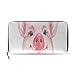 Produktbild Schwein 2019 Glück Maskottchen Tier Lange Passport Clutch Geldbörsen Reißverschluss Geldbörse Tasche Handtasche Geld Organizer Tasche Kreditkarteninhaber Für Dame Frauen Mädchen Männer Reise Geschenk