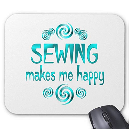 Preisvergleich Produktbild Sewing Makes Me Happy Mouse Pad