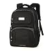 Produktbild Outdoor peak Herren Jungend Nylon Büchertasche Rucksack Laptoptasche Unitasche Freizeitrucksack Schulrucksack Studententasche Daypacks Reisetasche(Schwarz1)