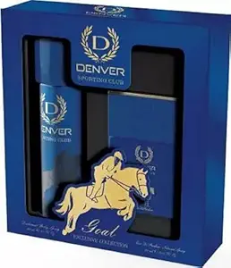 Denver Sporting Club Goal Gift Set Deodorant Spray - For Men (260 ml, Pack of 2)