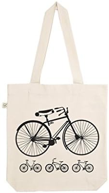 Tote Bag - Ride My Bike design (NATURAL)