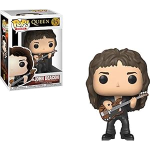 Funko Pop Vinyl: Rocks: Queen: John Deacon Figura de Vinilo Multicolor (33728 Funko Pop Cantantes y Músicos