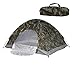 Produktbild WZtent Campingzelt wasserdicht 2-3 Personen 4 Jahreszeiten Tarnung Winddicht Ultraleicht UV Angelzelt Zelt Strandzelt 200cm x 150cm x 110cm