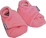 TOZIES Baby Toddler Girls Soft Indoor Play Shoes / Slippers Non Slip / Stay On - PINK