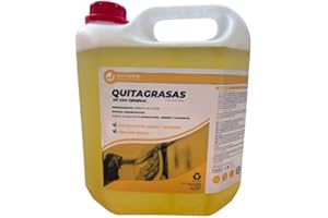 SANJOMA CHEMICAL SOLUTIONS 5L Desengrasante Industrial Quitagrasas - Limpiador Horno Profesional y Cocina, Ecoamigable, Desengrasante Coche, Quitagrasas eficaz y rápido- Potente Aroma Cítrico profesional e Industrial