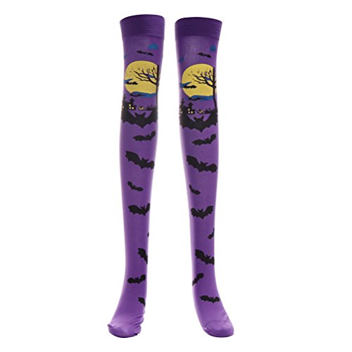 OULII Cosplay de Halloween Medias suaves sobre la rodilla...