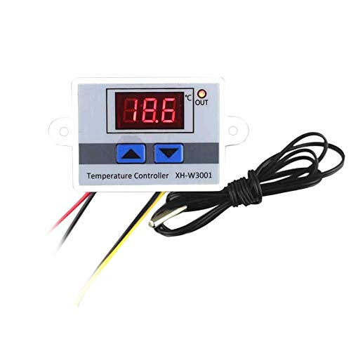 Preisvergleich Produktbild Hongdett Digital LED Temperature Controller Thermostat Control Switch Waterproof Probe Wire Connect High Sensitivity Temperature Sensor