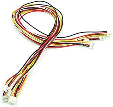 Grove Universal 4 Pin Buckled 50cm Cable (5 PCs Pack), copper wires,Concise 4 pin buckled design,Wearproof wires,Easy to use Grove connectors with latch, Compatible with any other Grove modules