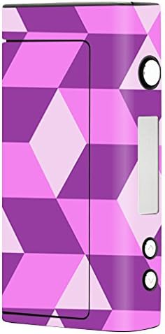 MightySkins Skin for Sigelei Fuchai 200W TC – Pink Geo Tile | Protective, Durable, and Unique Vinyl Decal wrap Cover | Easy to Apply, Remove, and Change Styles | Made in The USA