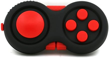 HONGCA Fidget Cuboid Game Handle Anti-anxiety and EDC ADHD Focus Toy Depression Cuboid for Children and Adults - MINI Nintendo Game Handle (Red)