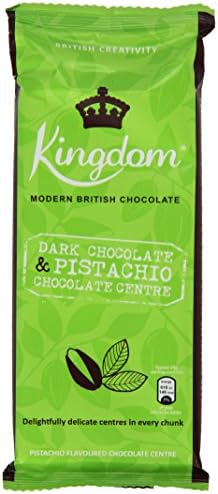 Kingdom Dark Chocolate with Pistachio Centre Bar 100 g (Pack of 5)