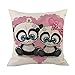 Produktbild Valentine's Day Throw Pillow Case Square Cotton Linen Sofa Cushion Cover Home Decor,18"x18"