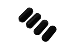 Gintai 4 PCS/1 Set Bottom Cover Rubber Foot Strips Feet Pad Replacement for Dell Latitude 5500 5501 5502 5505 5509 5510 5511, Precision 3540 3541 3542 3550 3551 Black